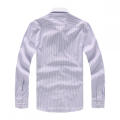 Camisa de hombre 100% de algodón a rayas Slim Fit